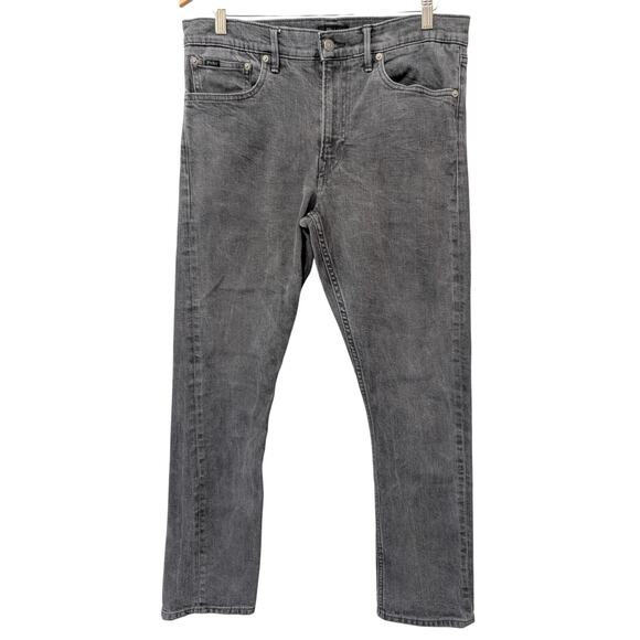 Polo Ralph Lauren Prospect Jean Men 33x32* Stretch Dungarees Straight Stonewash - Picture 1 of 13